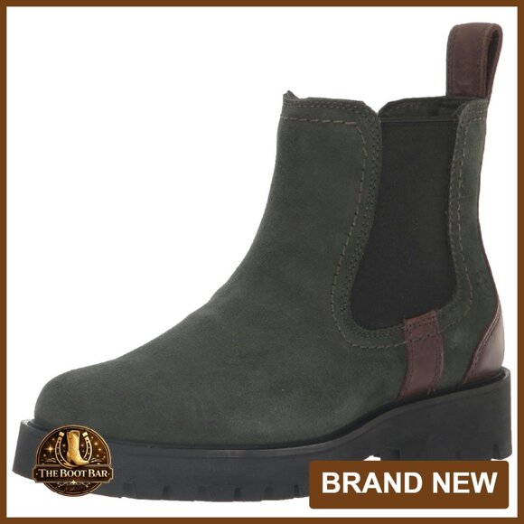 Waterproof Chelsea Boots with Slip-Resistant Sole Leather & Synthetic